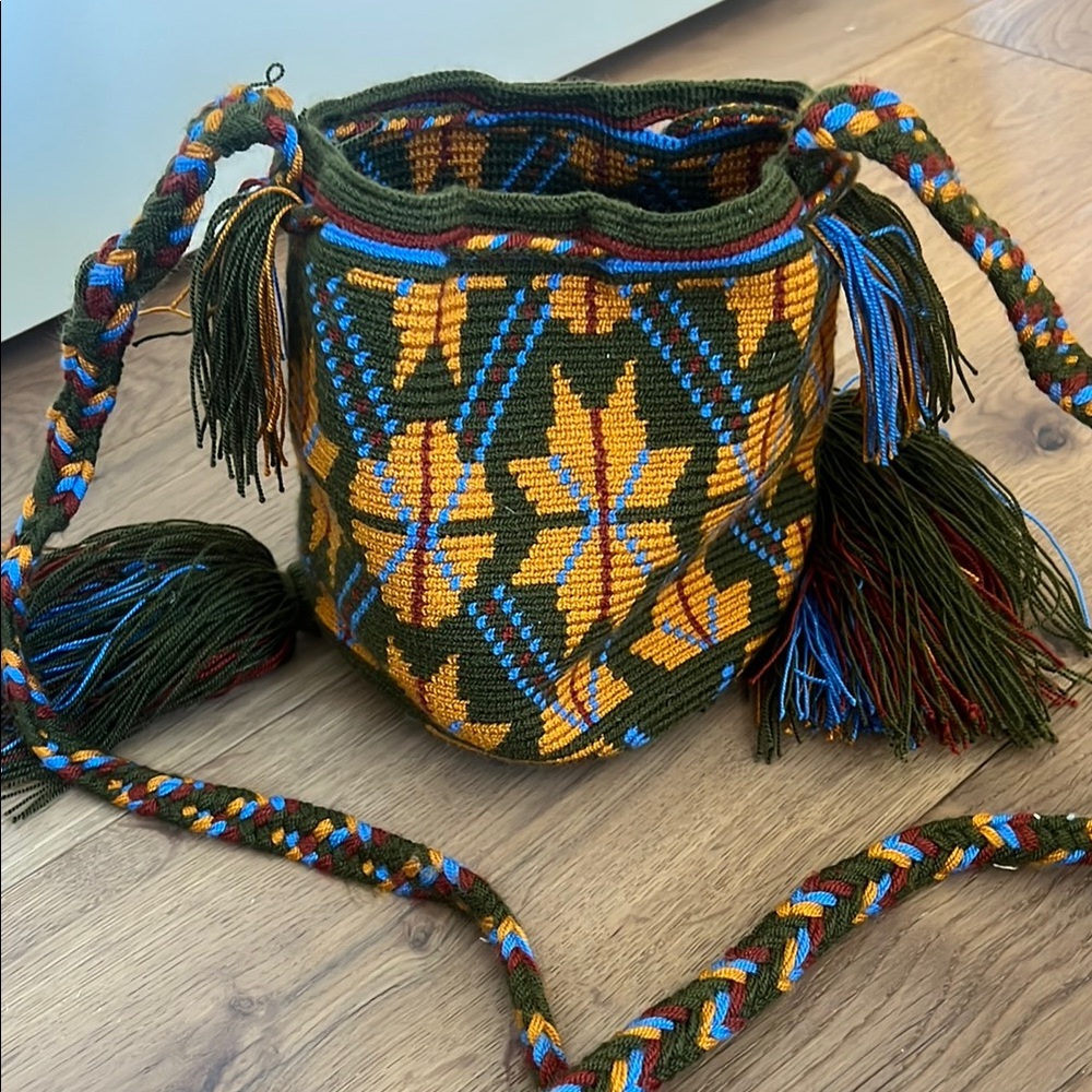 Handcrafted Multicolor Bucket Bag